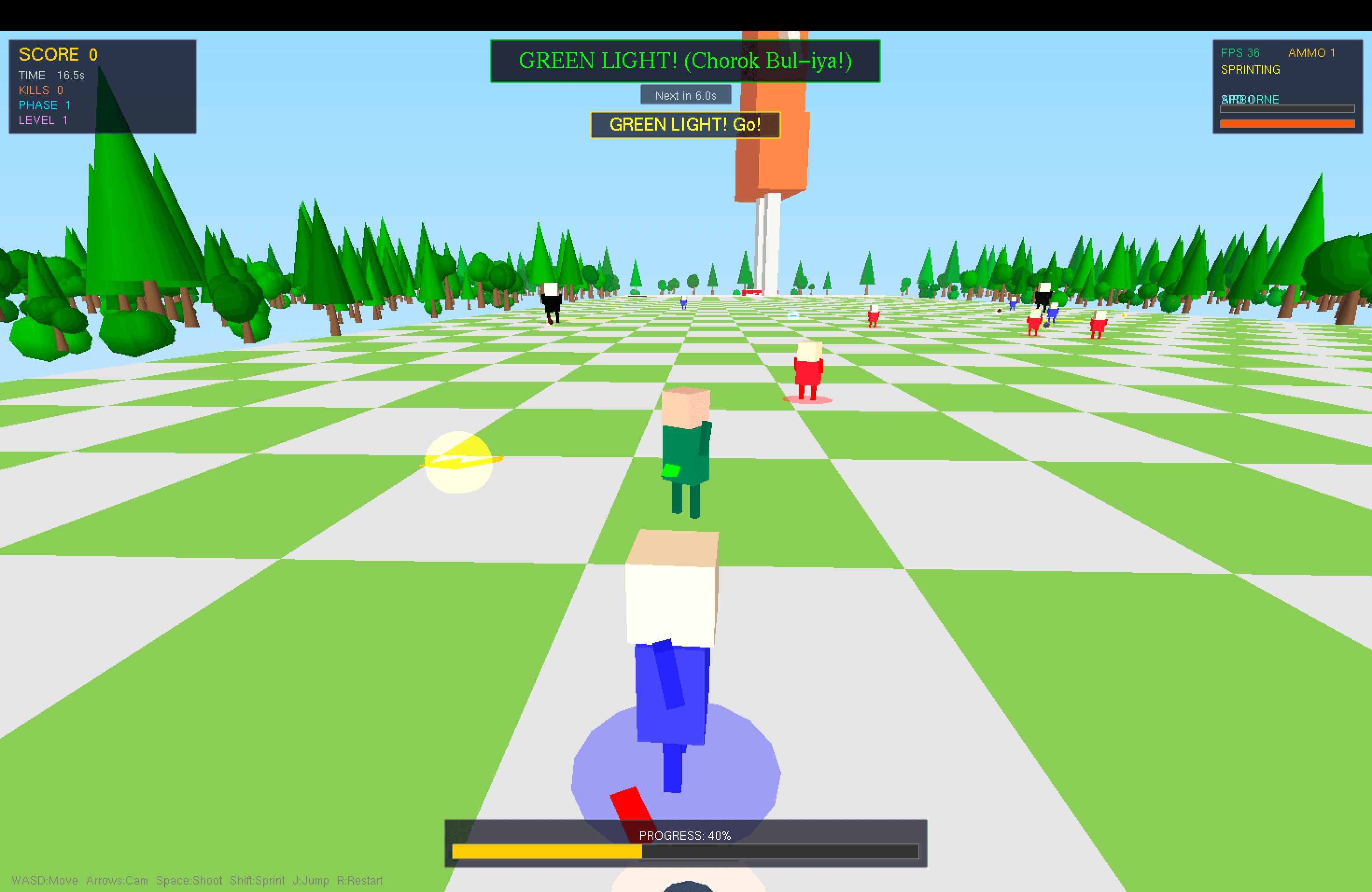 Red Light Green Light: Squid Game 3D